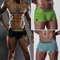Breathable Boxer Men's Boxer Cotton Mid Waist Shorts