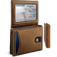 Multifunctional Anti-Theft Retro Card Holder Wallet With Multiple Card Slots For Men