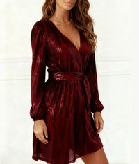 Womens Sequined Short Cross-Border Dress