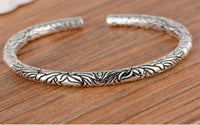 Dragon-head Double-bell Bracelet Vintage Style Bangle