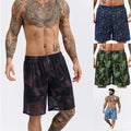 Men's Printed Loose-Fitting Beach Shorts