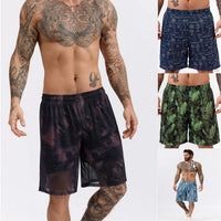 Men's Printed Loose-Fitting Beach Shorts