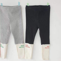Simple Baby Children's Stitching Letter Leggings