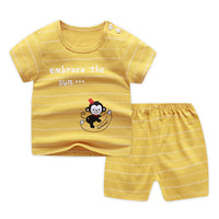 Children's short sleeve suit