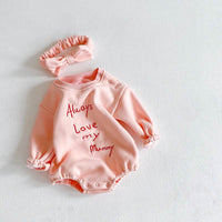 Enriched Baby Joined-up Fart Cute Embroidered Crawling Suit