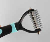 Stainless steel single knife head pet comb