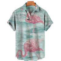 Summer 3d Plant Men's Shirt