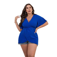 Versatile Simple Casual Short Sleeve Women's Shirt