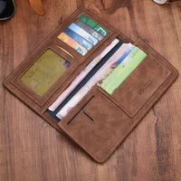 Men's Thin Wallet Long Card Holder