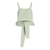 Shawl Fake Two-Piece Stretch Knit Sweater Europe And America