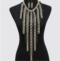 Atmospheric mixed color PUNK body chain