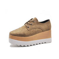 Thick-soled platform shoes