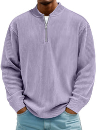 Digital Print Casual Sports Men's Zip-up American Retro