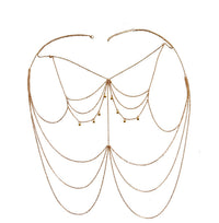 Water Drop Bell Geometric Bra Body Chains