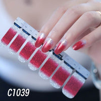 Nail polish nail sticker