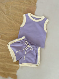 Kids' Sports And Leisure Hot Pants Set
