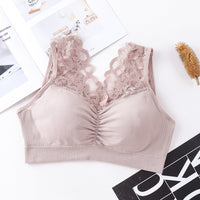 Gathered bra without steel ring