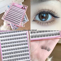Natural Glue-free False Eyelashes With Clear Roots
