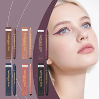 Water- And Sweat-proof Smudge-resistant Silky-smooth 2-in-1 Eyeliner