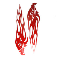 Car And Motorcycle Reflective Stickers Paired With Eagle Flame Car