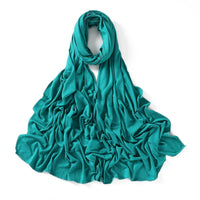 56 Colors Solid Color Modal Scarf Small Size Monochrome Jersey Veil Mercerized Cotton Scarf