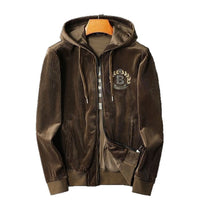 Mens Trendy Hooded Casual FallWinter Sweatshirt And Jogger Set
