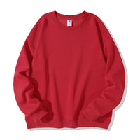 Autumn And Winter American Retro Composite Crew Neck Pullover Sweatshirt Men