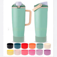 Water Bottle Silicone Sleeve Bottom Non-slip