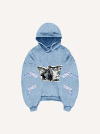 Fashion Casual Printed Polyester Sweater