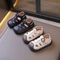 Summer New Boys' Anti-kick Beach Shoes Hollow Out