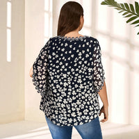 Lace Stitching Elegant Ladies' Shirt
