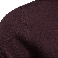 Mid-collar Slim Fit Men's Sweater Men's Multi-color