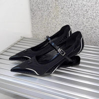 Womens French-style Pointed-toe Stilettos