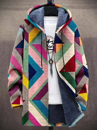 Fashionable Digital Printed Fleece Men's Jacket