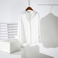 Satin Women's Long-sleeved Professional Anti-wrinkle Shirt