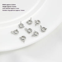 18K Gold Plated Strong Color Retention Spring Fastener