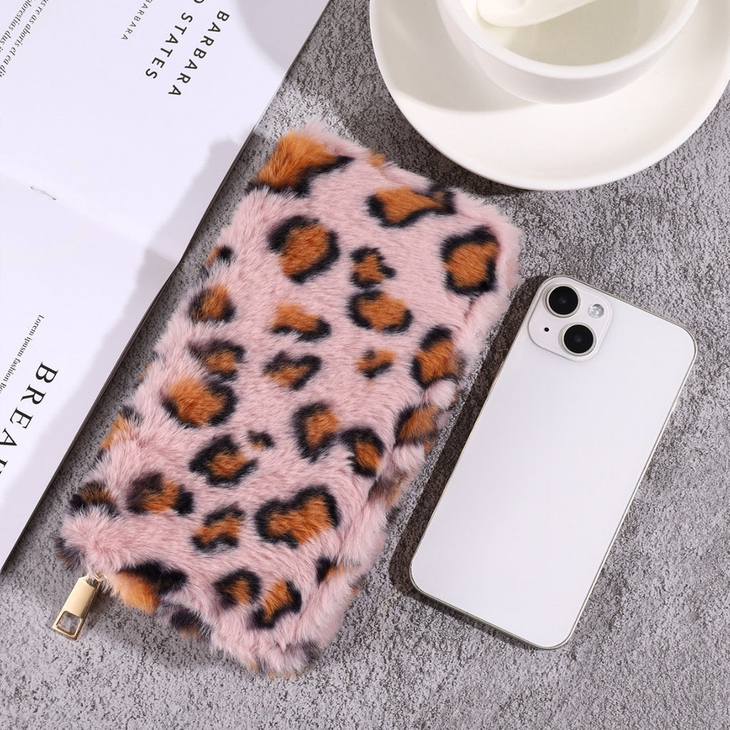 Creative Plush Coin Purse Fashion Leopard Print