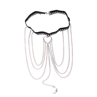 Casual Beach Love Moon Leg Ring Body Chain
