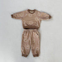 Nordic Style Children's Sweatshirt Suit Printing