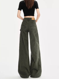 Women's Summer New Design Loose Straight-leg Flared Casual Overalls