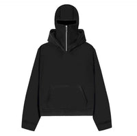 American Personality Street Sweater Fashion Fashion Brand Round Neck Double Hood Cardigan Coat