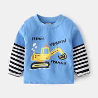 Cotton Round Neck Non-hooded Children's Clothing Cute Fashion Casual Children's Clothing