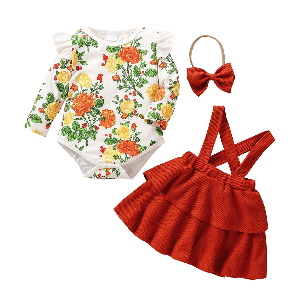 Children's Outdoor Clothing And Baby Set