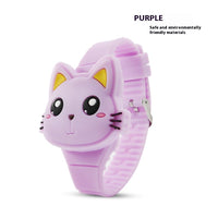 Epoxy LED Cartoon Children Watch