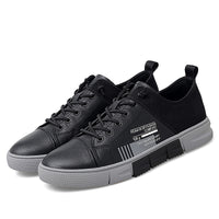 Men's Fashion Trend Splicing Leather Shoes