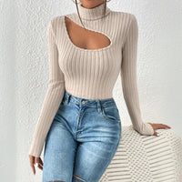 European And American Women's Clothing Light Mature Style T-shirt, Autumn And Winter New Elegant Slim Short Top