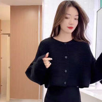 Early Autumn Women's Classic Style Short Knitted Cardigan Jacket