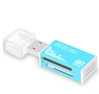 Multi In One Card Reader Mini Versatile SDTF Mobile Phone Camera Universal USB Memory Card High-speed