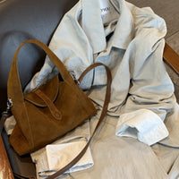 Womens Retro Minimalist Shoulder Crossbody Bag