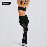 Autumn Yoga Wear Strapless Camisole With A Nude-Look Bra Plus A Beautiful-Back Sports Set